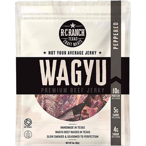 Wagyu Beef Jerky Peppered Flavor