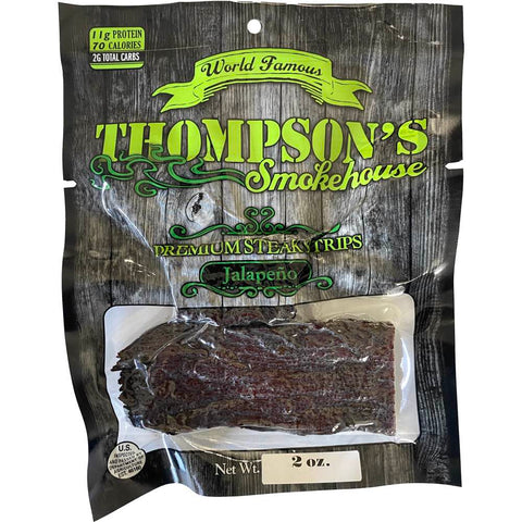 Thompson's Smokehouse Jalapeno Steak Strips