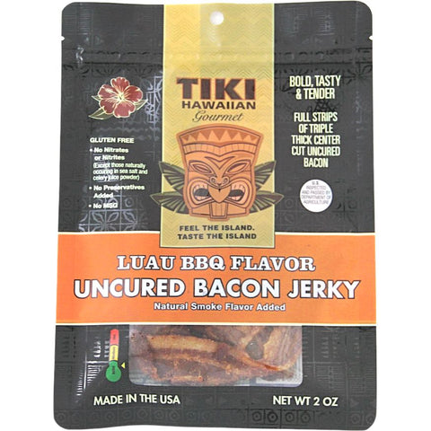 Tiki Hawaiian Bacon Jerky - Luau BBQ