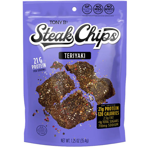 Tony B's Steak Chips Teriyaki