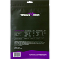 Topanga's Finest Gourmet Beef Jerky Teriyaki Flavor Back of Package Nutrition Facts