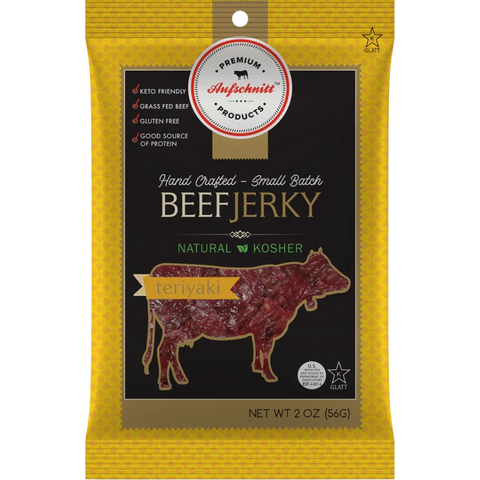 Aufschnitt Teriyaki Beef Jerky Gluten Free and Kosher