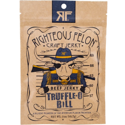 Righteous Felon Truffle-O Soldier Beef Jerky Front